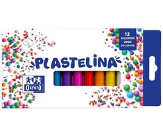 Oxford Plastelina 12 spalvų, 200g