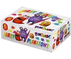 Titanum Plakatų dažai Fun&amp;joy, 6 spalvos, 20 ml