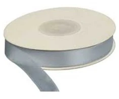 Party Deco Juostelė satino 12mm/25m pilka