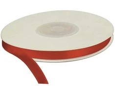 Party Deco Juostelė satino 6mm/25m raudona