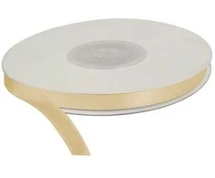 Party Deco Juostelė satino 6mm/25m kreminė