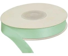 Party Deco Juostelė satino 12mm/25m žalsva