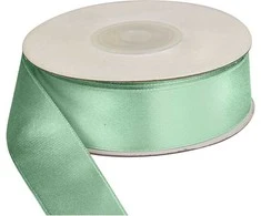 Party Deco Juostelė satino 25mm/25m žalsva