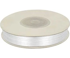 Party Deco Juostelė satino 3mm/50m balta