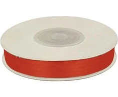 Party Deco Juostelė satino 3mm/50m raudona