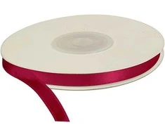 Party Deco Juostelė satino 6mm/25m šviesiai bordo