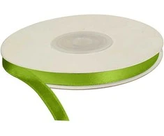 Party Deco PartyDeco satininė juostelė 6mm/25m žalia obuolys