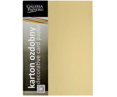 Galeria Papieru Dekoratyvinis popierius MILLENIUM A4 auksinis180g 20l