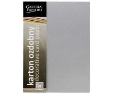 Galeria Papieru Dekoratyvinis popierius MILLENIUM A4 sidabrinis 180g 20l
