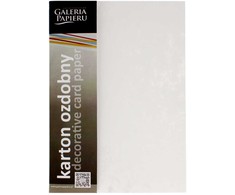 Galeria Papieru Dekoratyvinis popierius MARMUR A4 sidabrinis 220g 20l