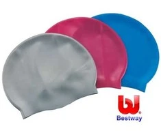 Silikoninė plaukimo kepuraitė Bestway, sidabrinė