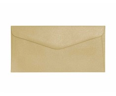 Galeria Papieru Gold Vokai Galeri Papieru DL, Pearl auksinis, 150g/m2, 10 vnt./pak