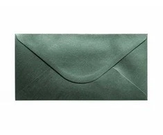 Galeria Papieru Vokai Galeri Papieru DL Pearl žalias, 150g/m2, 10 vnt./pak