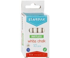 Starpak Mokyklinė balta kreida vaikams 10 vnt.