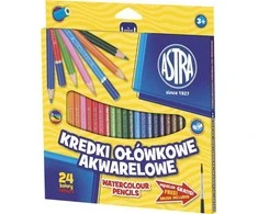 Akvareliniai pieštukai 24 spalvų ASTRA 312110005