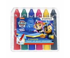 Starpak "šunų Patrulis" išsukamos kreidelės, 6 spalvos