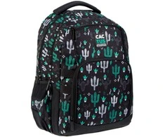 Starpak Mokykla kuprinė Cactus juoda