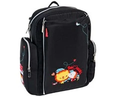 Zuma Kids Juoda slinkties kuprinė (G0922A)