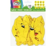 Balionai PARTY EMOTS METALIC, Fiorello, 12 vnt.