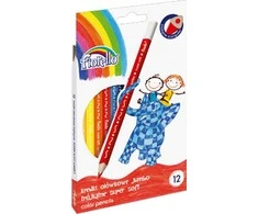 Grand Spalvoti tribriauniai pieštukai SUPER SOFT JUMBO, Fiorello, 12 sp.