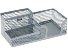 Kw Trade Pieštukinė GR-093, Grand, 3-jų dalių, 203x102x82mm, sidabro sp.