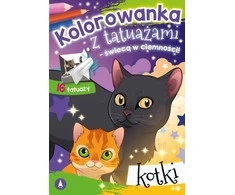 Skrzat Wydawnictwo Kolorow.su tatuiruotė.»švyti tamsoje! Katės 76073