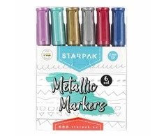 *Žymiklis METALLIC 6spl. 497712 STARPAK/12