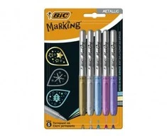 Crayola, Inc. Nuolatinis žymeklis 5 spalvų metalinis BIC 454224