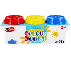 Mega Creative Plastikinė masė. 3 spalvos. Mega kūrybingas
