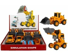 Metalo konstrukcijų staklės 15 cm MEGA CREATIVE 482700 buldozeris