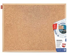 Memoboards Medinė kamštinė lenta 40x30 cm AMEX MTC040030