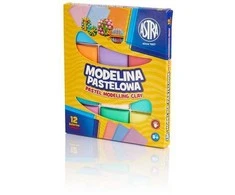Modeliuojantis molis 12 spalvų pastelinė ASTRA 304118007