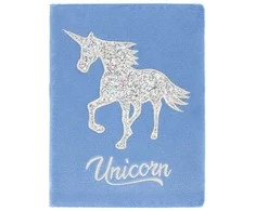 Pliušinis sąsiuvinis A5 Unicorn STARPAK 507482