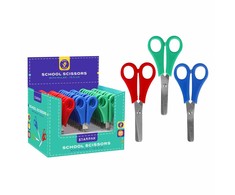 Starpak Metalinės mokyklinės žirklės su liniuote, 13,5 cm
