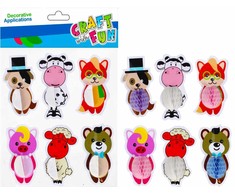 Craft With Fun Dekoratyviniai lipnūs gyvūnėliai "harmonika"
