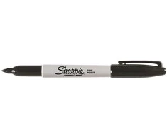 WURTH PERMANENTINIS MARKERIS SHARPIE FINE 1MM, Juodas