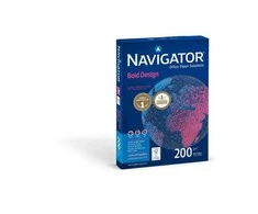 Igepa Biuro kopijavimo popierius NAVIGATOR Bold Design, A4, 200gsm, 150 lapų
