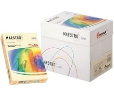 Igepa Spalvotas biuro popierius IQ, A4, 80g, CO44, koralų raudonos spalvos, 500 lapų