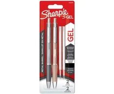 Parker Tušinukų rinkinys Sharpie S-GEL METAL (aukso ir sidabro spalvos) + 2 vnt. papildymų - 2162643