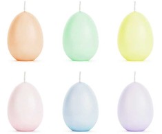 PartyDeco Žvakės 'Margučiai' 7cm