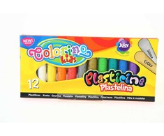 Plastilinas COLORINO, 12 spalvų