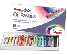 Aliejinės kreidelės PENTEL ARTS, 16 spalvų