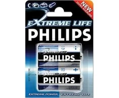 Baterija Philips Ultra Alkaline C 2 lizdinė plokštelė
