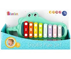 Bambam Pianinko Krokodylekas 2in1 BAM BAM 492794