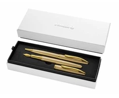 Pelikan Tušinukas+plunksnakotis JAZZ NOBLE elegance geltonai auksinis