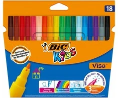 Rašikliai 18 spalvų Kid Visa BIC 8871471BC