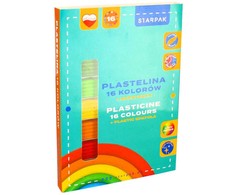 Plastilinas 16 spalvų Ant bangos - STARPAK