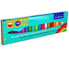 Starpak Plastilinas, 18 spalvų