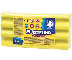 Plastelinas Astra 1kg, citrinos spalvos