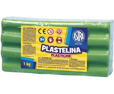 Plastilinas Astra 1kg, ryškiai žalias